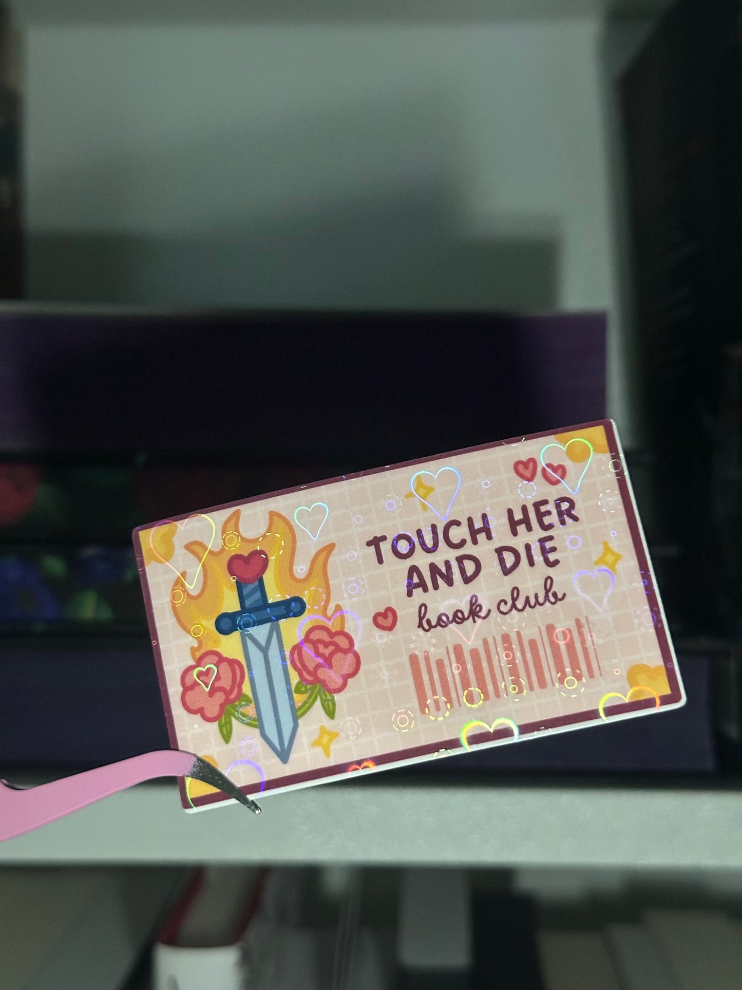 Book club sticker