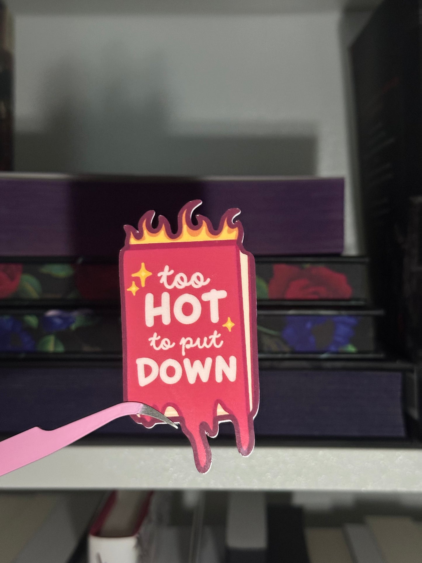 Too hot sticker