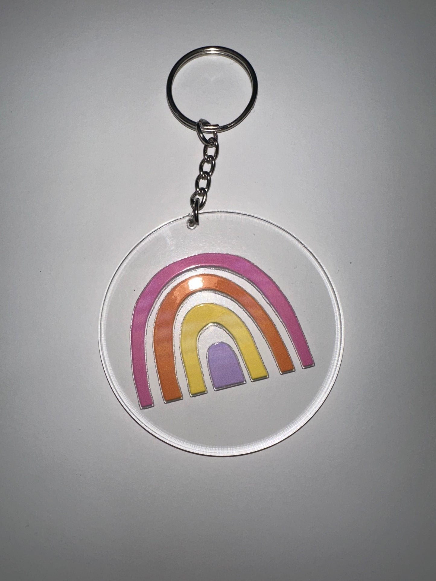 Rainbow keychain π