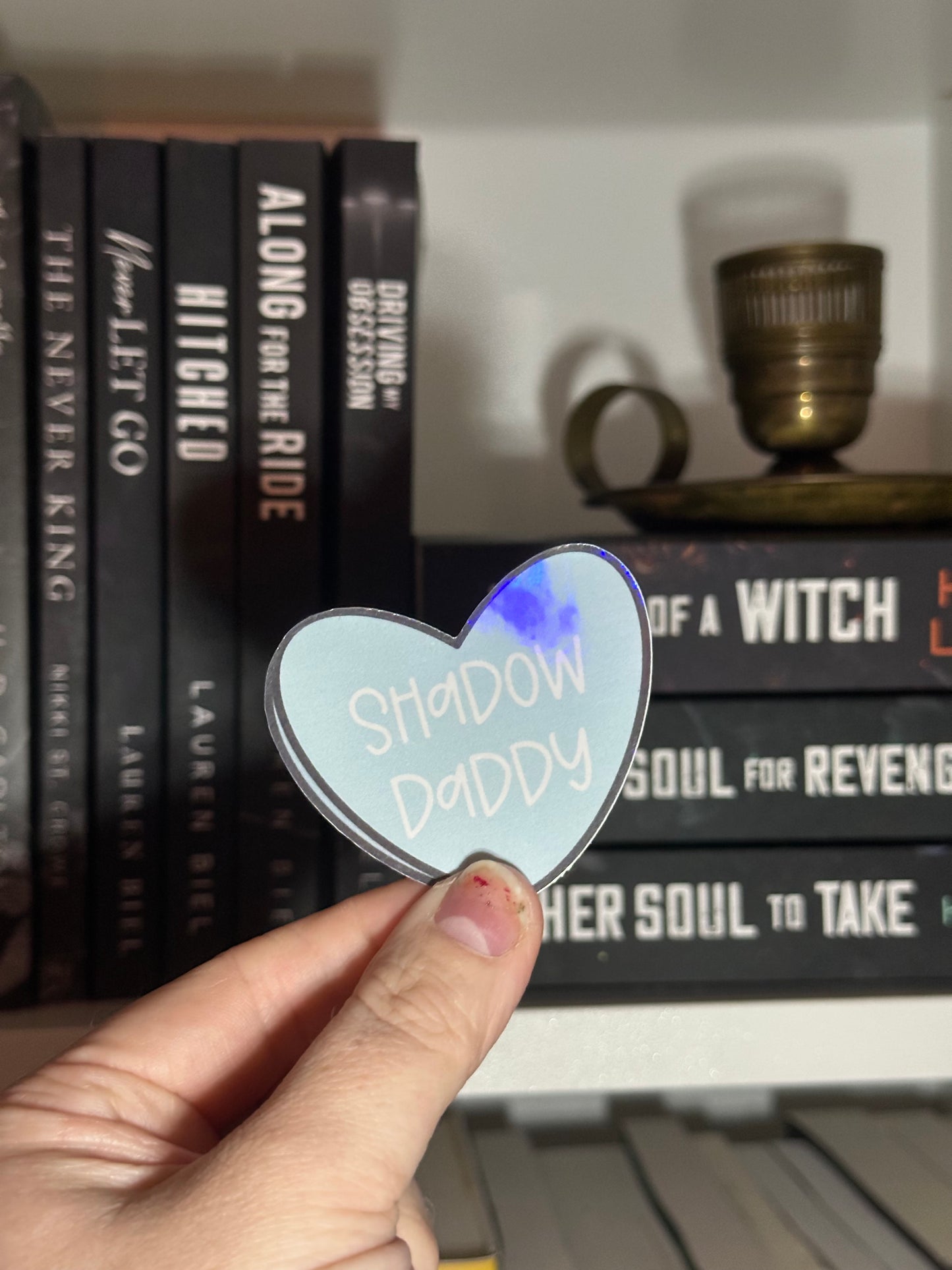 Shadow daddy candy heart sticker