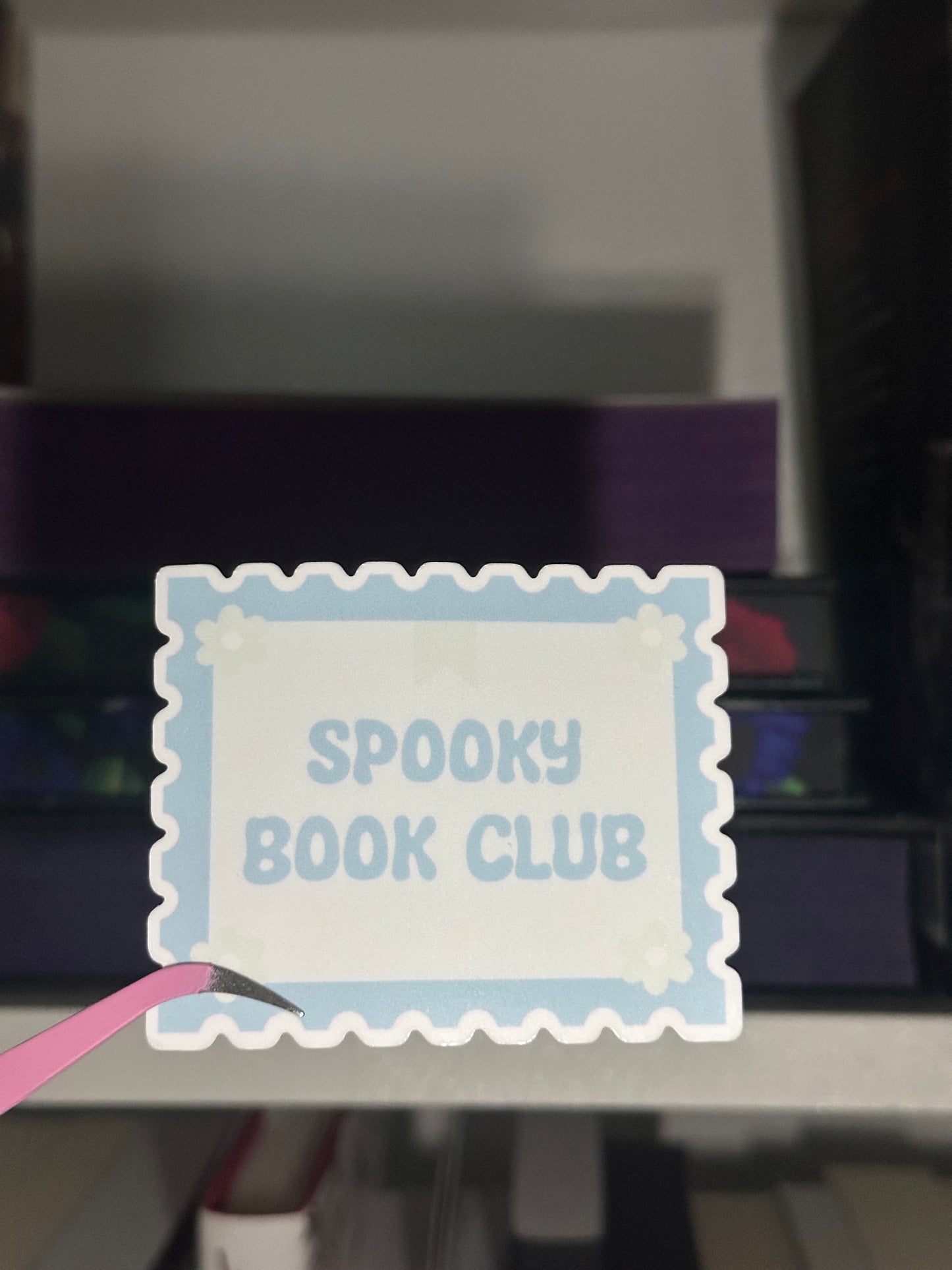 Spooky club sticker