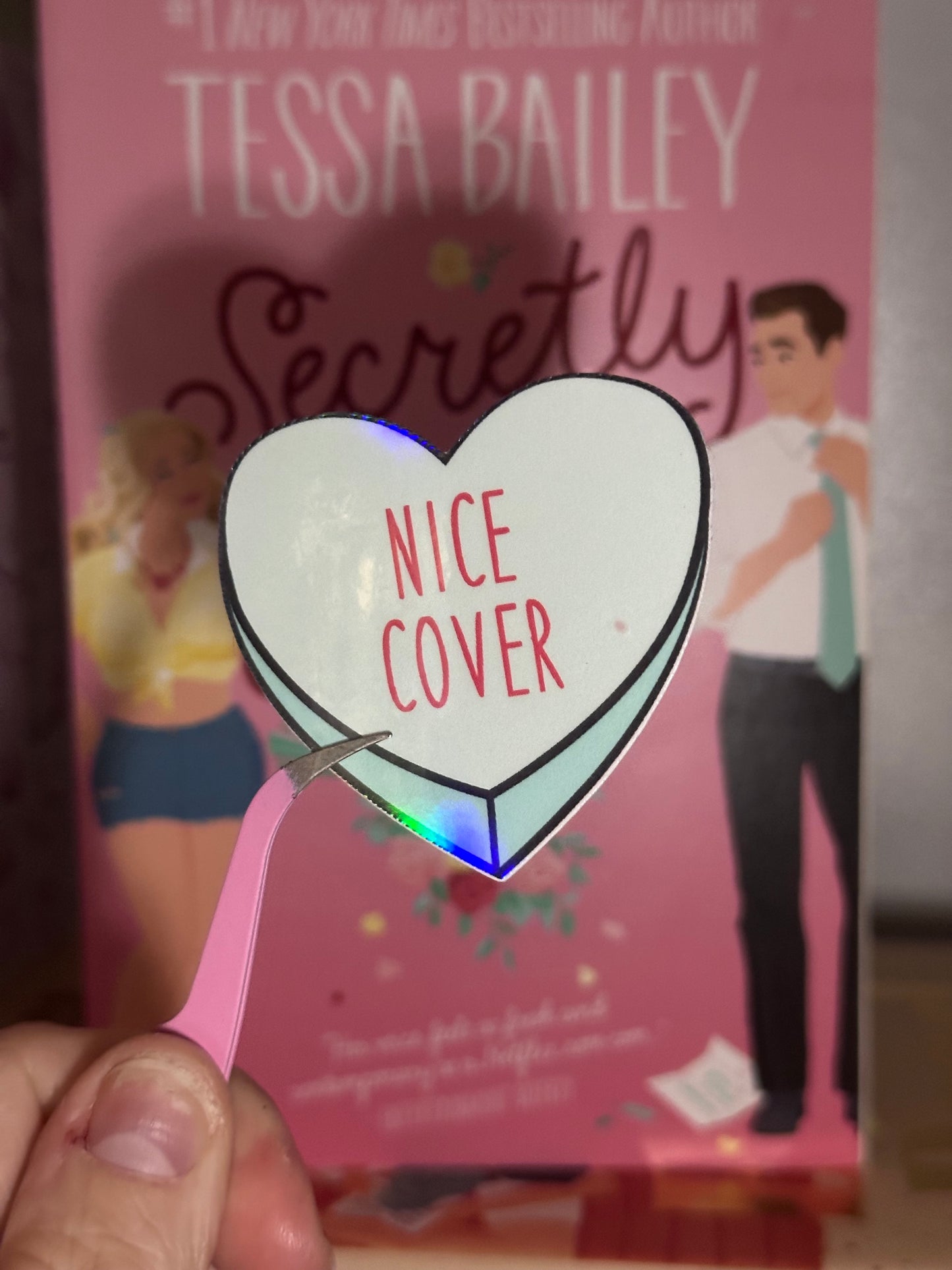 Candy heart sticker set (6)