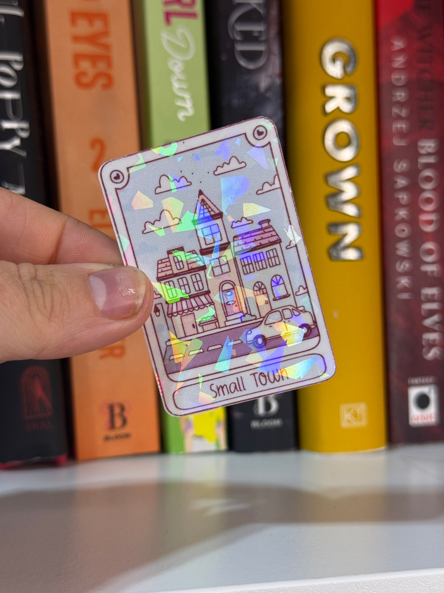 Small town sticker