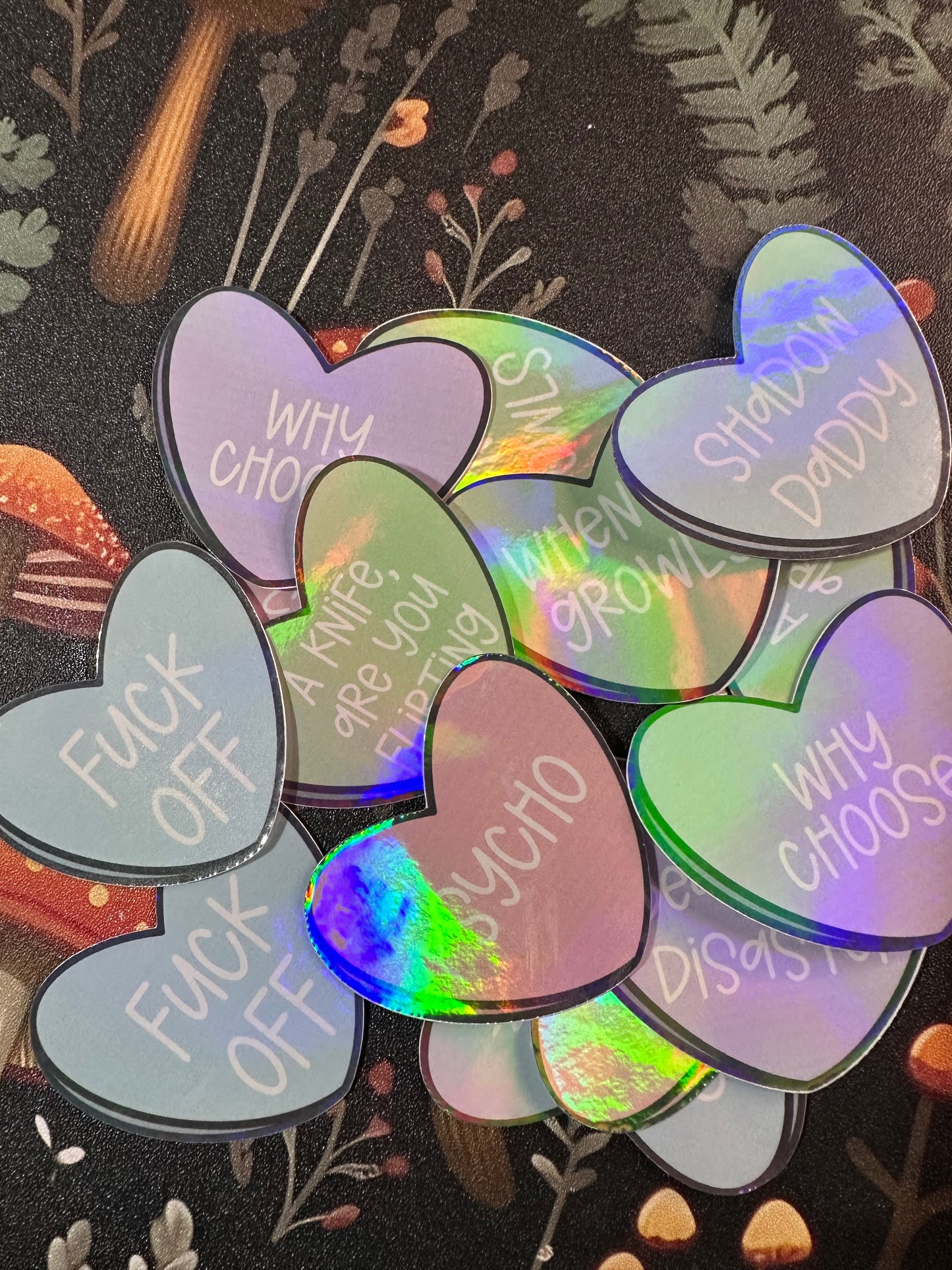 Why choose candy heart sticker
