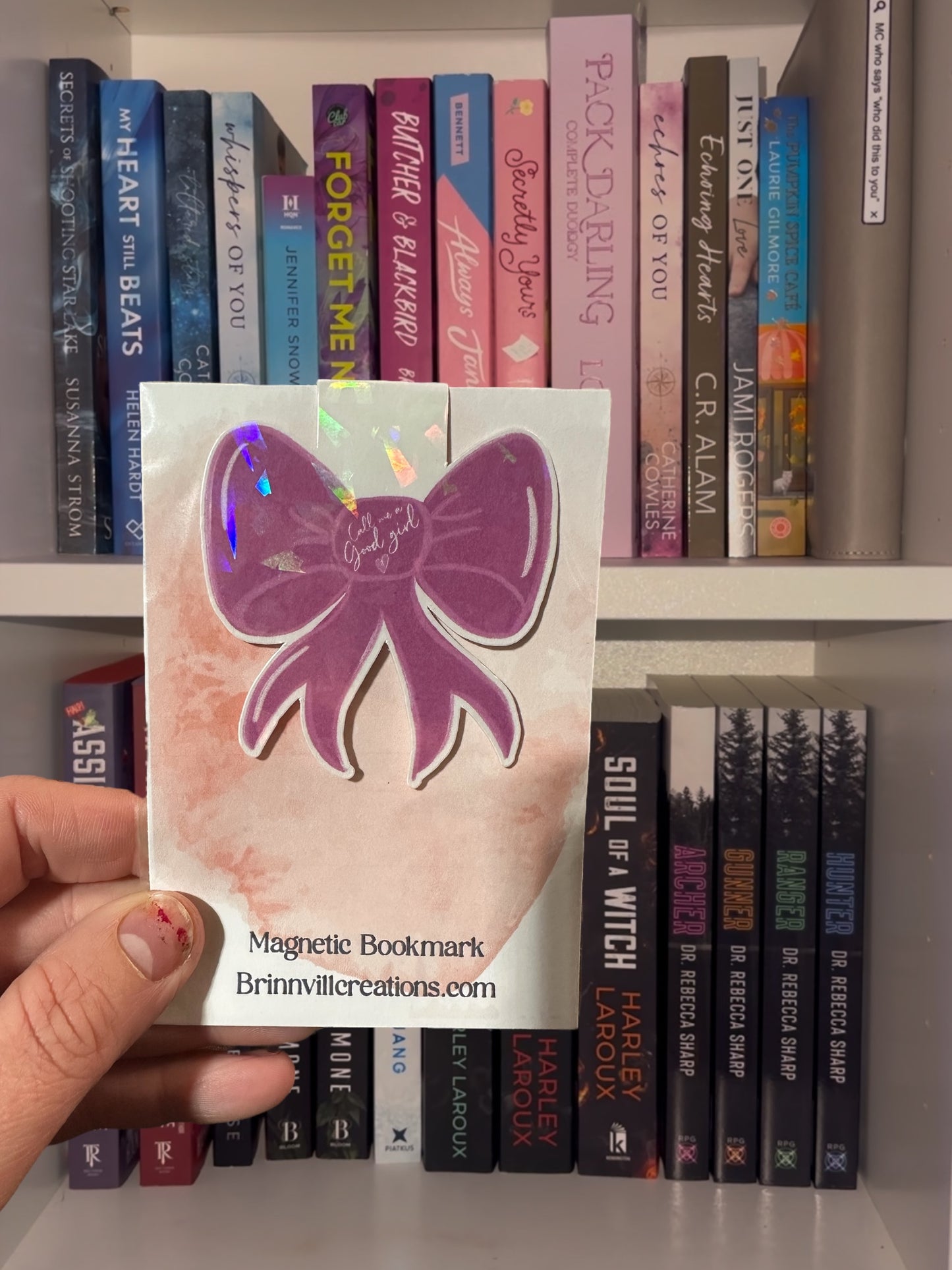Call me a good girl bookmark