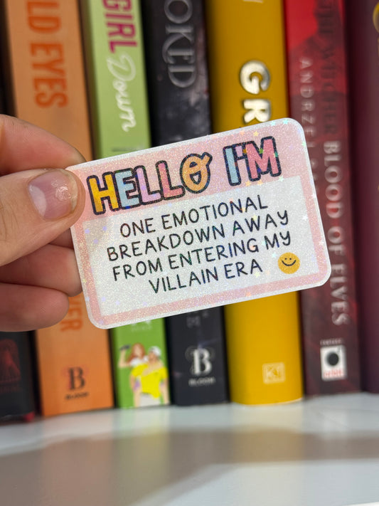 Villain era sticker