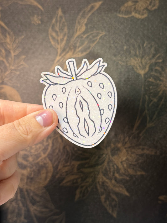 Strawberry yum 😋 sticker