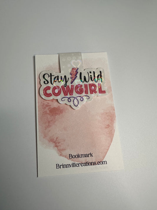 Stay wild magnetic bookmark