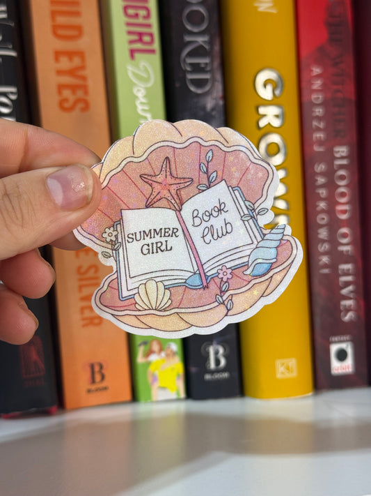 Summer girl sticker