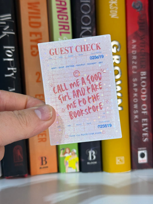 Check sticker